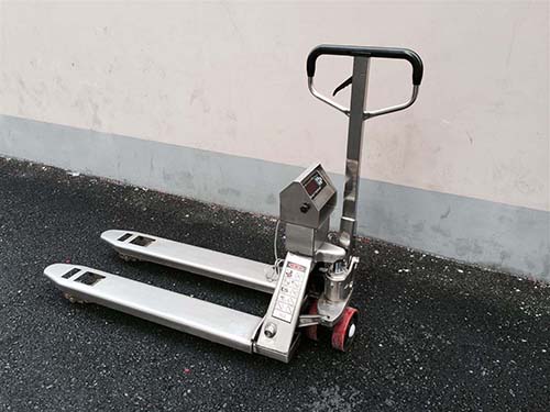 1噸不鏽鋼電（diàn）子秤搬運（yùn）車