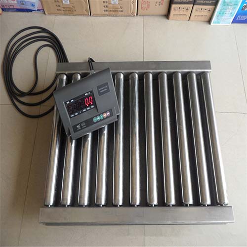 500kg高精度不鏽（xiù）鋼輥筒秤 500公斤滾筒電子（zǐ）秤廠家